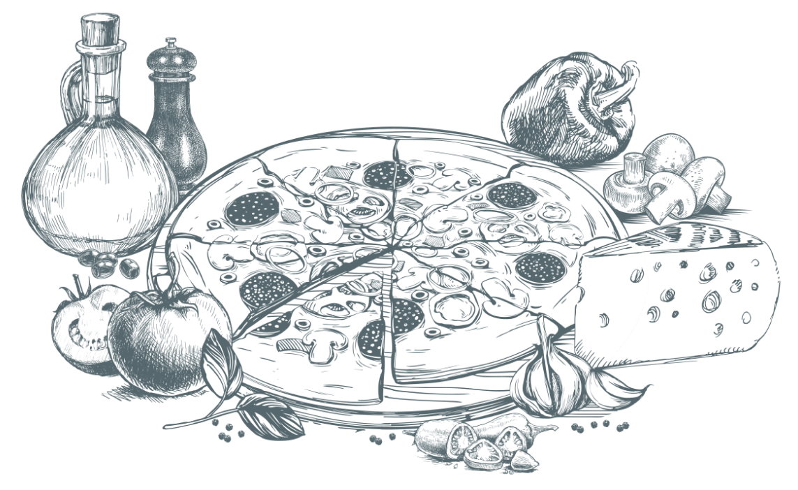 Pizza stencil